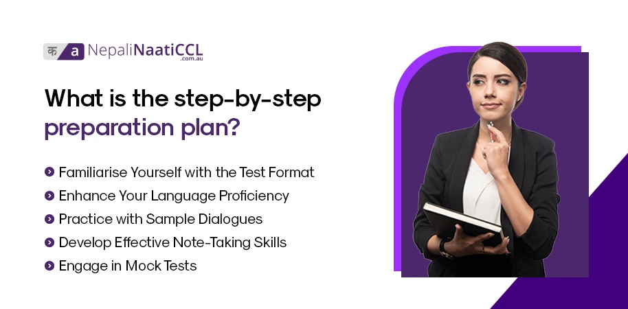 What is the step-by-step preparation plan